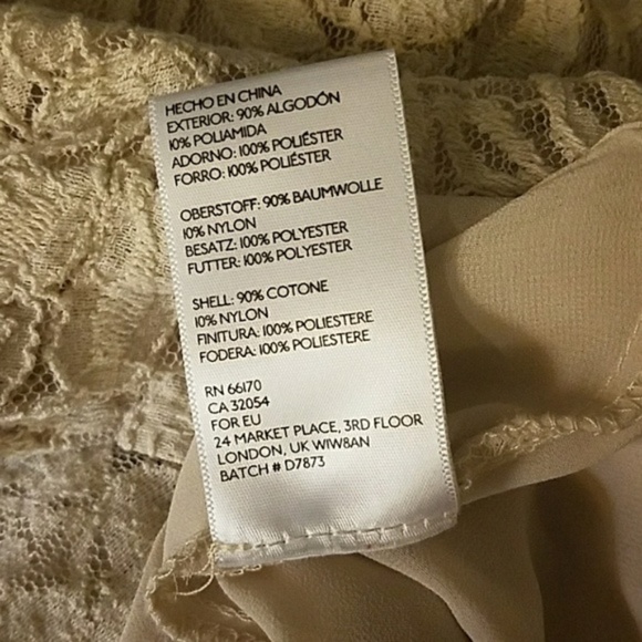 UO Coincidence & Chance Ivory Lace Mini Dress Med - Picture 6 of 6